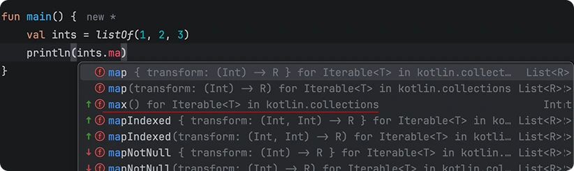 Code suggestions showcase