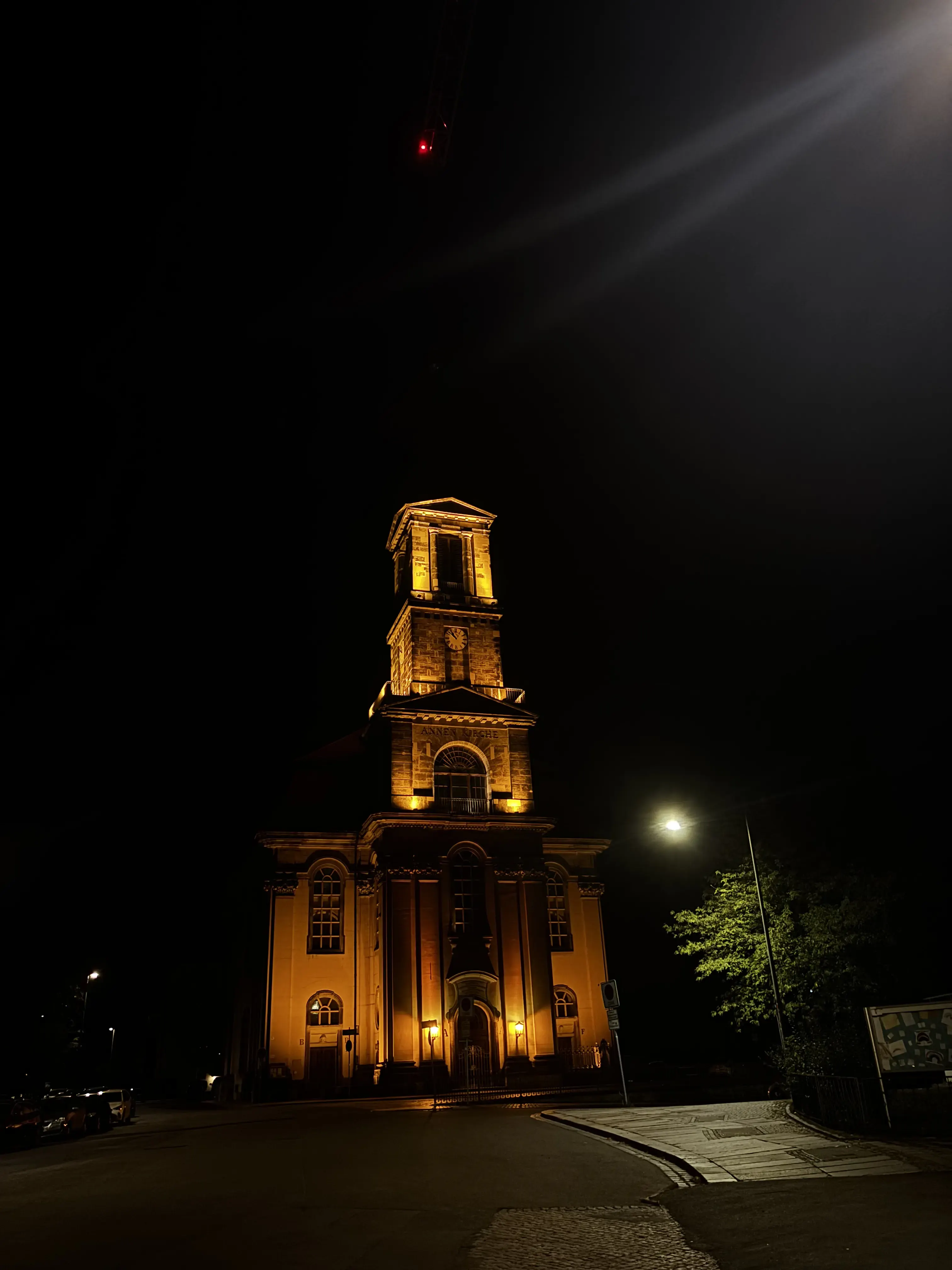 Дрезден вночі: Annenkirche